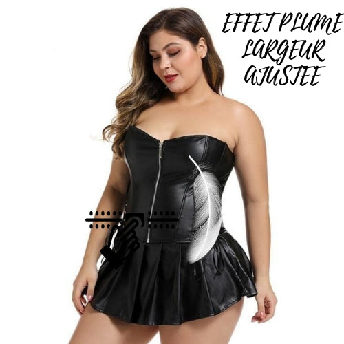 Corset Simili Cuir Grande Taille : Osez le Style et l’Acceptation de Soi jusqu’à 6XL